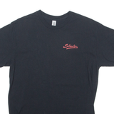 GILDAN Schwartz's Mens T-Shirt Black Crew Neck M