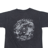 SCORPION Wild And Free Mens T-Shirt Black Crew Neck M