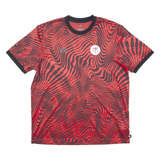 ADIDAS Mens Football Shirt Jersey Red Crew Neck M