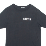 CALVIN KLEIN JEANS Mens T-Shirt Black Crew Neck M