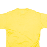 VALENTINO Mens T-Shirt Yellow Crew Neck M