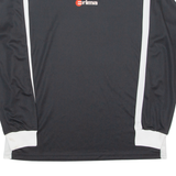 RIMA Mens Jersey Black Long Sleeve Collared L