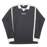 RIMA Mens Jersey Black Long Sleeve Collared L
