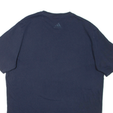 ADIDAS Mens T-Shirt Blue L