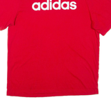 ADIDAS Mens T-Shirt Red L