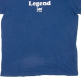 LEE Mens T-Shirt Blue M