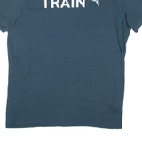 PUMA Train Mens T-Shirt Blue L