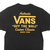 VANS Mens T-Shirt Black S