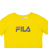 FILA Cropped Womens T-Shirt Yellow M