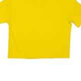FILA Cropped Womens T-Shirt Yellow M