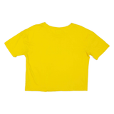 FILA Cropped Womens T-Shirt Yellow M