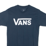 VANS Mens T-Shirt Blue S