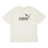 PUMA Cropped Womens T-Shirt Beige S