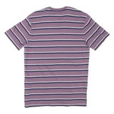 LEE Striped Mens T-Shirt Purple S