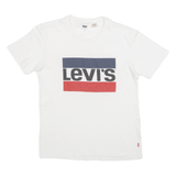 LEVI'S Mens T-Shirt White XS