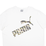 PUMA Mens T-Shirt White 2XL