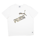 PUMA Mens T-Shirt White 2XL