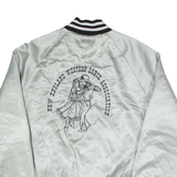 WEST ARK Bev Western Dance Womens Biker Jacket Grey Nylon USA M