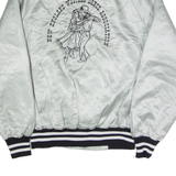 WEST ARK Bev Western Dance Womens Biker Jacket Grey Nylon USA M