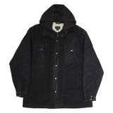 DAKOTA Mens Coat Black Hooded L