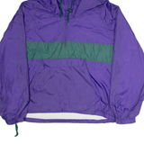 CHARLES RIVER Mens Shell Jacket Purple Nylon Hooded L