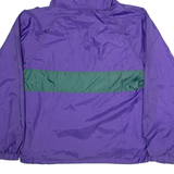 CHARLES RIVER Mens Shell Jacket Purple Nylon Hooded L