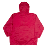 MIDDLEBROOK Mens Shell Jacket Red Hooded ONE SIZE
