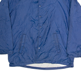 TRAX Mens Track Jacket Blue Nylon L