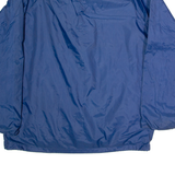 TRAX Mens Track Jacket Blue Nylon L