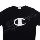 CHAMPION Womens T-Shirt Black L