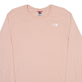 THE NORTH FACE Womens T-Shirt Pink Long Sleeve L