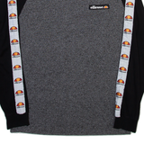ELLESSE Mens T-Shirt Grey Long Sleeve S