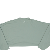 ADIDAS Cropped Womens Sweatshirt Green L