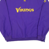 NFL Vikings Mens Sweatshirt Purple V-Neck USA M
