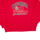 NUTMEG Wisconsin 1994 Rose Bowl Mens Sweatshirt Red 90s USA XL