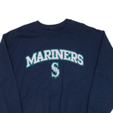 STITCHES Mariners Mens Sweatshirt Blue USA L