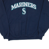 STITCHES Mariners Mens Sweatshirt Blue USA L