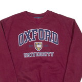 Oxford University Mens Sweatshirt Maroon M