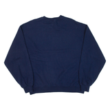 JERZEES The Gridiron Football Mens Sweatshirt Blue USA L