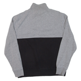 NAUTICA Mens Sweatshirt Grey 1/4 Zip M
