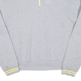 LEVI'S Womens Sweatshirt Grey 1/4 Zip S