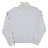 LEVI'S Womens Sweatshirt Grey 1/4 Zip S