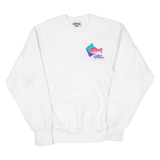 LEE Parkers Lighthouse Mens Sweatshirt White USA M