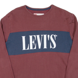 LEVI'S Mens Sweatshirt Maroon M