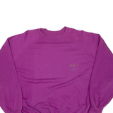 ADIDAS Womens Sweatshirt Purple 90s L