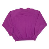 ADIDAS Womens Sweatshirt Purple 90s L