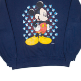MICKEY UNLIMITED Mickey Mouse Womens Sweatshirt Blue L
