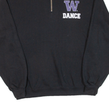 SPORT TEK Dance Mens Sweatshirt Black 1/4 Zip S
