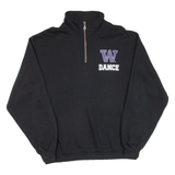 SPORT TEK Dance Mens Sweatshirt Black 1/4 Zip S