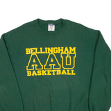 SUPER SWEATS Bellingham Aau Basketball Mens Sweatshirt Green USA XL
